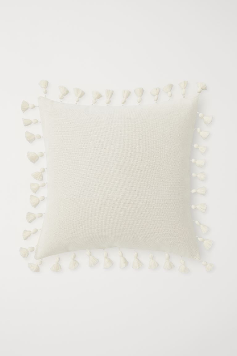 Cushion Cover with Tassels | H&M (US + CA)