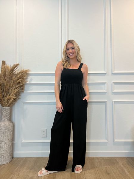 FP inspired jumpsuit from Amazon, runs TTS. Dad sandals are also linked and true to size! 

Amazon 
Jumpsuit
Free People
Dad Sandal 


#LTKstyletip #LTKfindsunder50 #LTKshoecrush