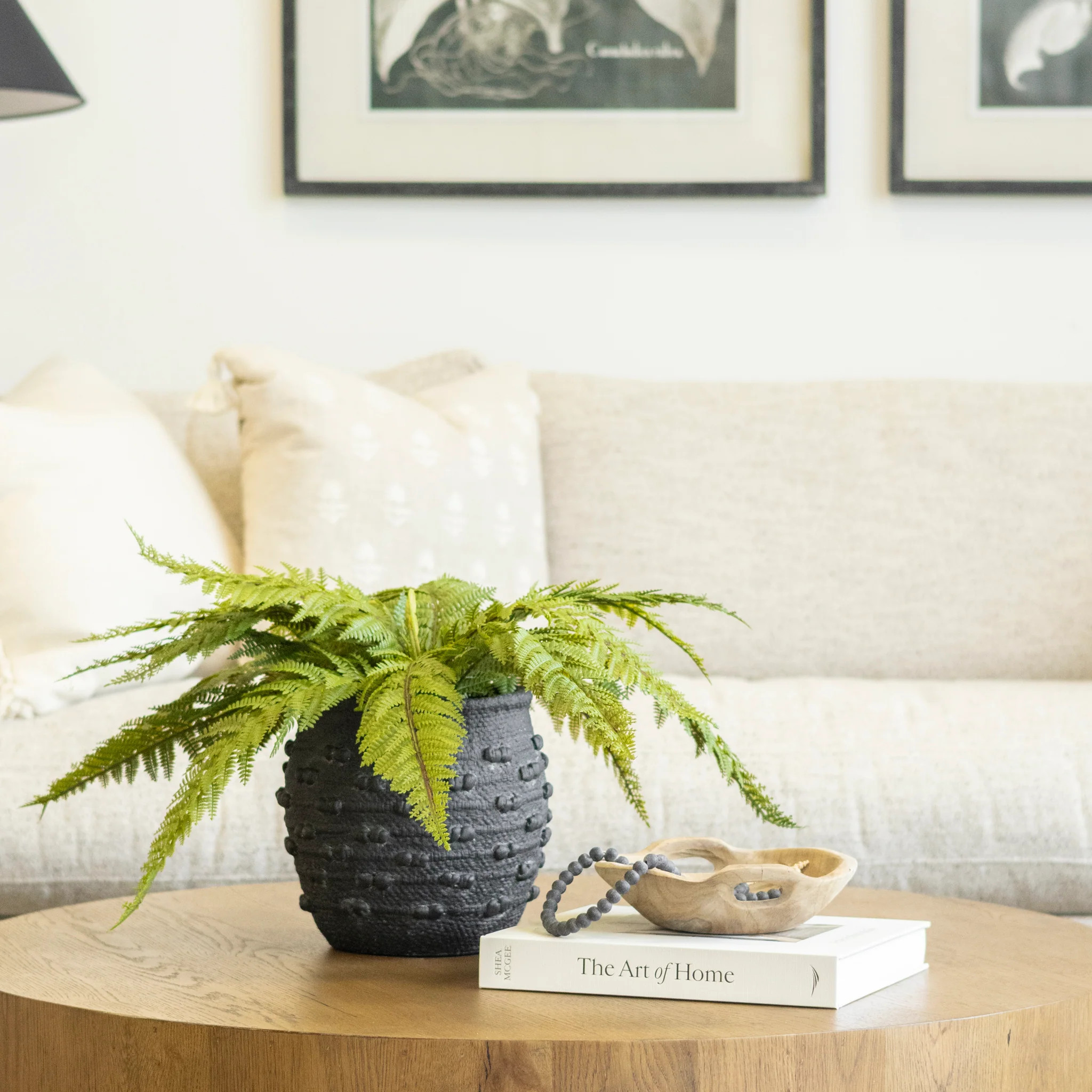 Clay Knot Vase in Black | Eco Chic Home