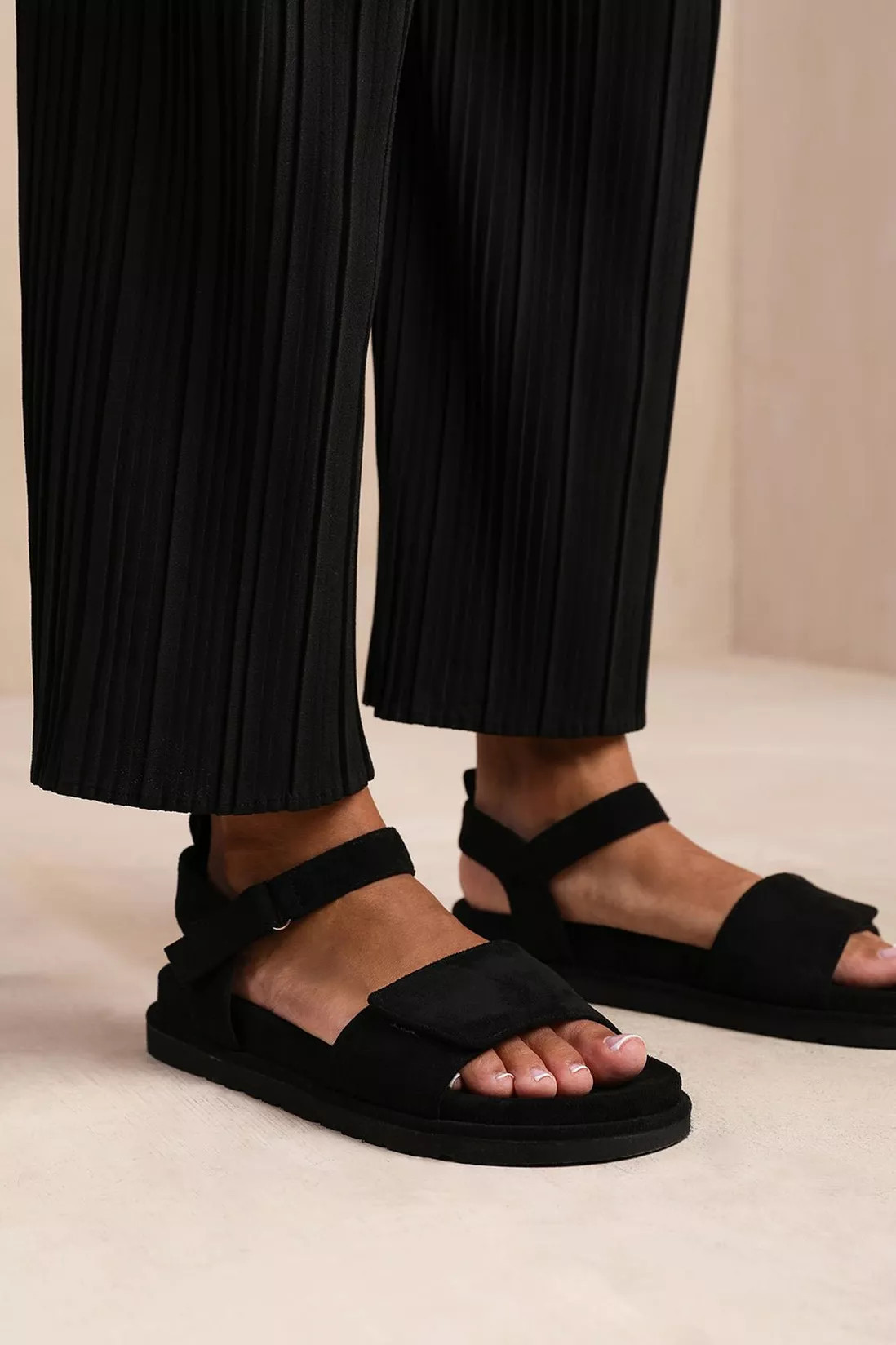 'Corfu' Velcro Mutli Strap Sandals | NastyGal UK
