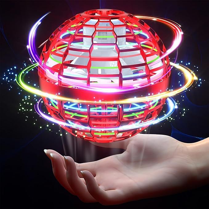 PITKLG Flying Ball Toys 2023 Upgraded Hand Controlled Flying Orb Magic Ball RGB Led Lights Boomer... | Amazon (US)
