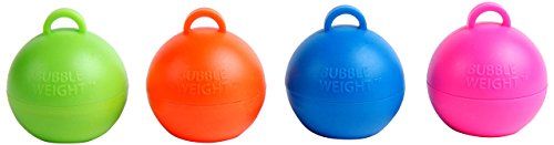 Bubble Weight 35 g Balloon Weight Neon Asst (10 Piece) | Amazon (US)