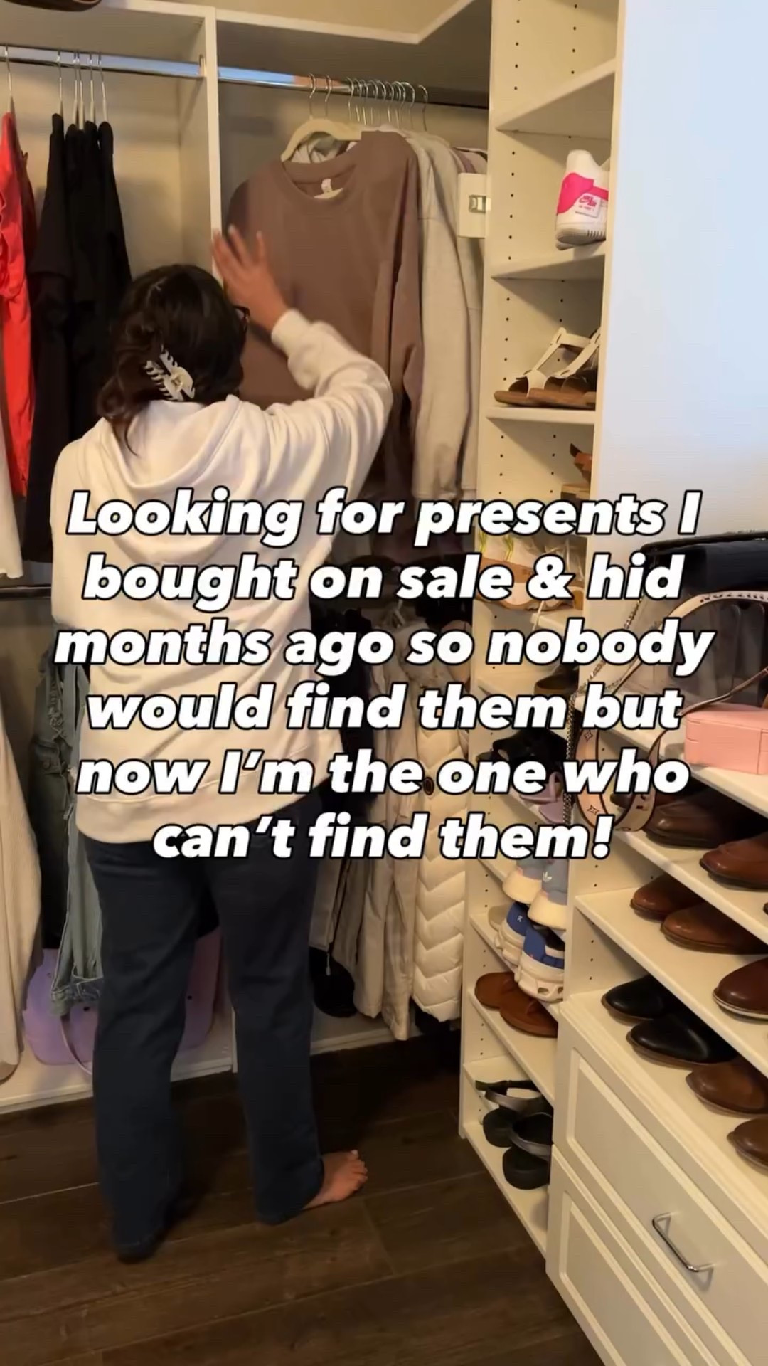 Just kidding… I’m not organized enough to shop early!
I would probably find them after Christmas, then hide them again birthday and just to lose it again
Have you started holiday shopping yet?

#LTKHome #LTKmomlife