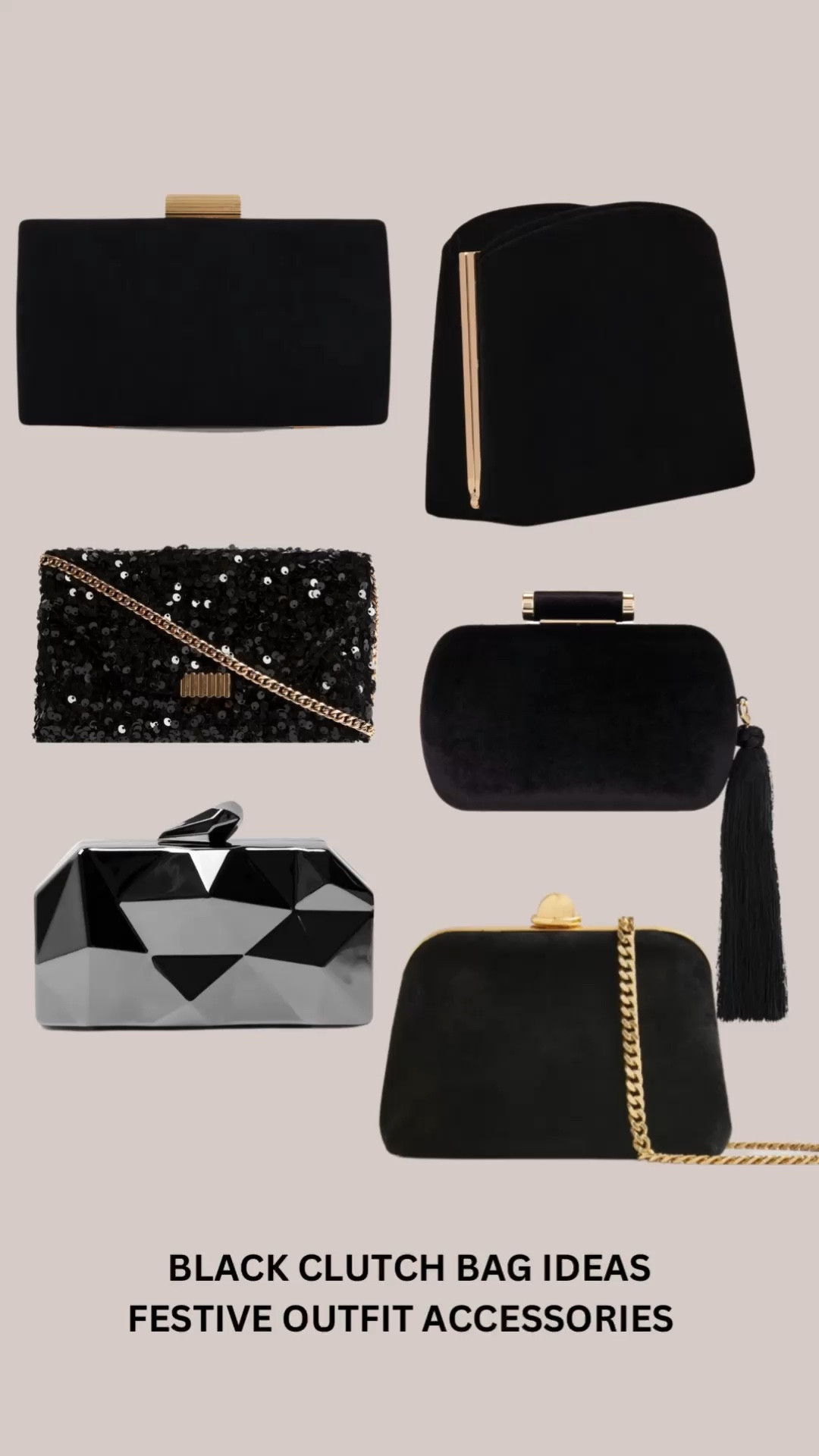 Best black clutch bags 
Best festive clutch bags 

#LTKSeasonal #LTKover40 #LTKparties