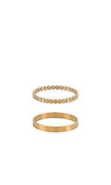 MIRANDA FRYE Deanna Stacking Rings in Gold from Revolve.com | Revolve Clothing (Global)