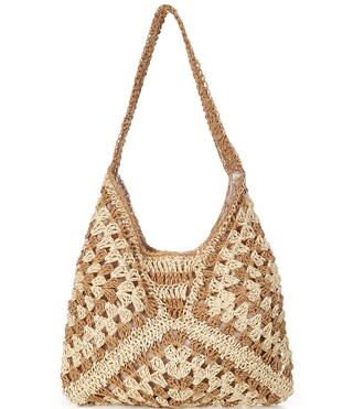 Steve MaddenBora Raffia Hobo Tote Bag | Dillard's