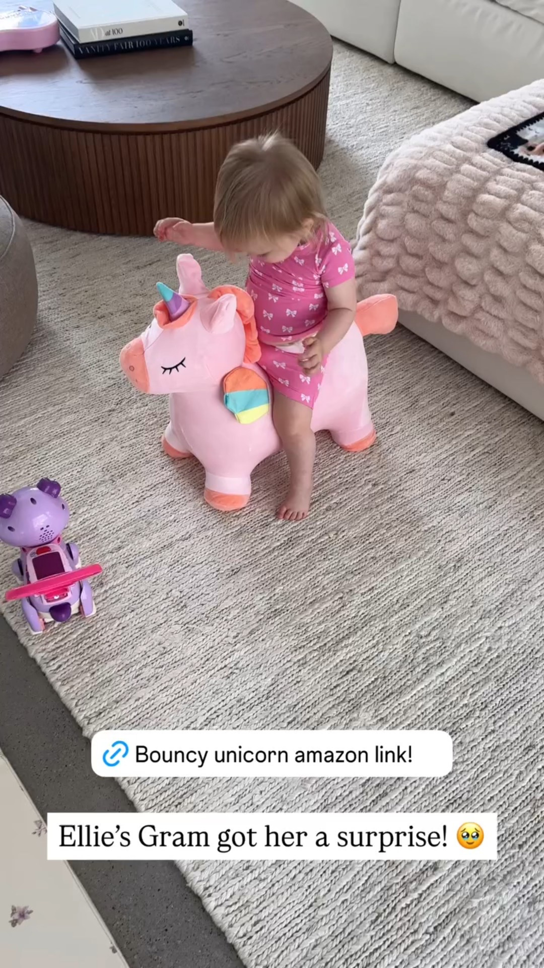 Ellie loves her little bouncy unicorn ❤️✨

#LTKBaby #LTKFamily #LTKKids