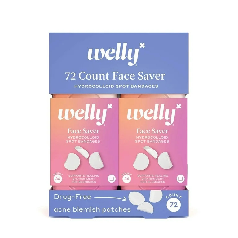 Welly Face Saver Hydrocolloid Blemish Patch (72 Count) | Walmart (US)