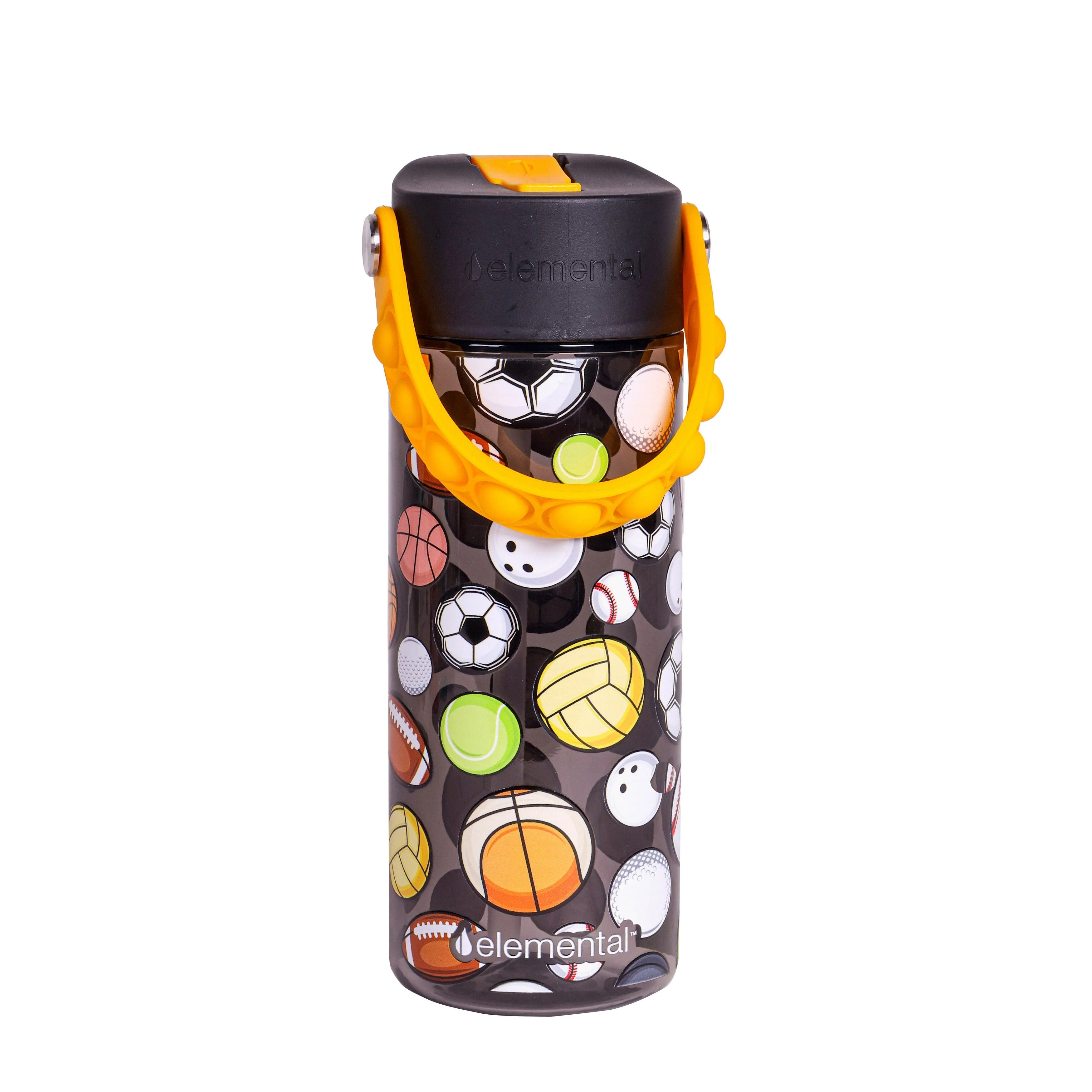 Elemental Splash Kids Water Bottle - Plastic Water Bottle - BPA Free - Leak Proof - Straw Lid - P... | Walmart (US)
