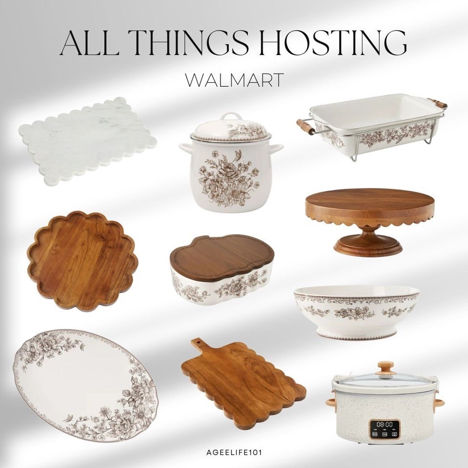 Serving looks and leftovers 🍽️✨ my favorite neutral serving dishes perfect for every holiday table. #HolidayHosting 

#LTKSeasonal #LTKHome #LTKFindsUnder50