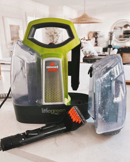 Bissell wet heated upholstery and rug vacuum cleaner- perfect for pets! Hand held 🤲🏻 I clean my white sofas and porch swing with this! #vacuum #pets #water 

#LTKhome