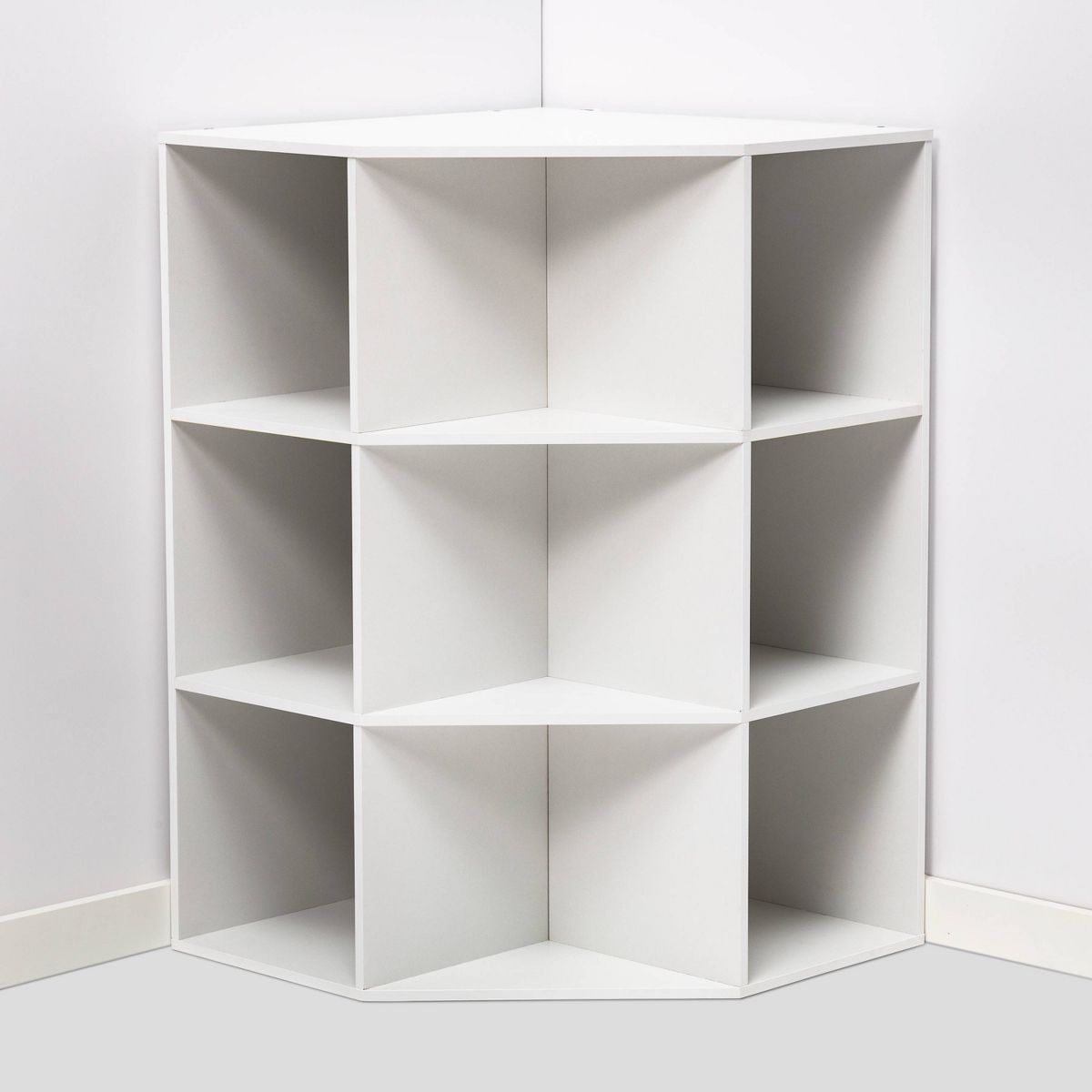 Corner Cube Bookshelf White - Room Essentials™ | Target