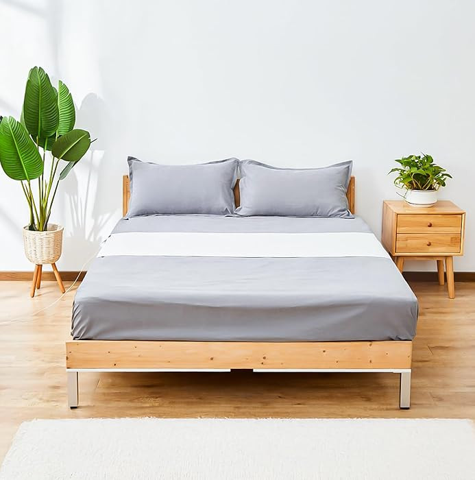 GroundingWell Grounding Sheet, Fits All Bed Sizes, Organic Cotton + Silver Fiber, 20" x 104" | Amazon (US)