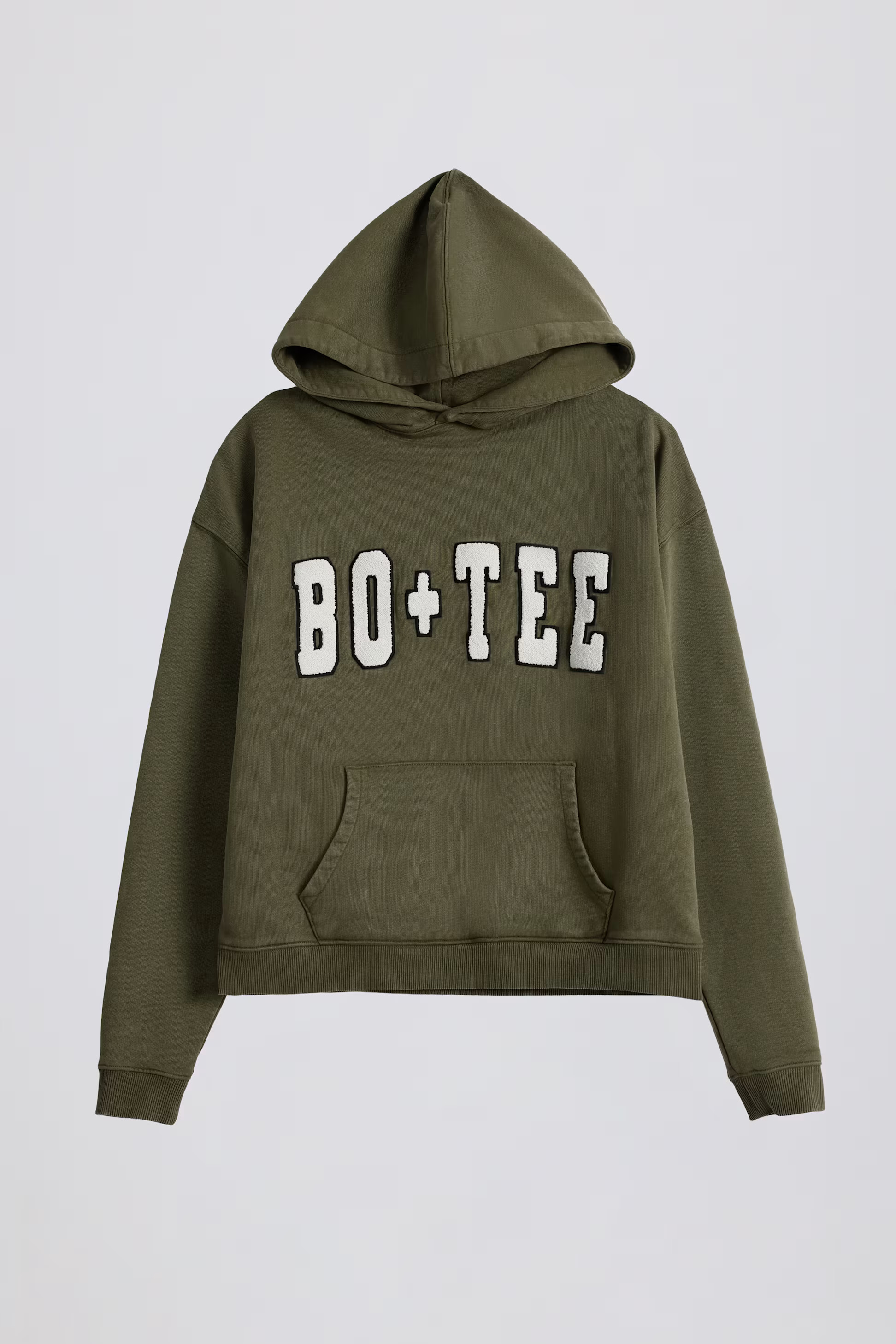 Acid Wash Oversized Hoodie in Light Green | Bo&Tee