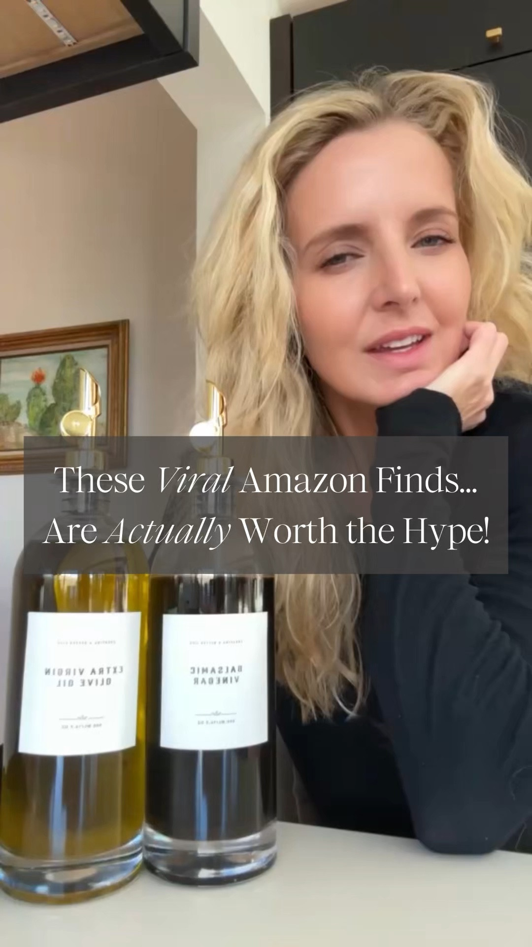 This $39.99 set of 2 super pretty reusable glass dispenser bottles is a must-have!!! I have these in multiple sizes for all my oils and vinegars, but these can also store maple syrup, coffee syrups, soy sauce, cooking wines, and more! They come with pre-made labels, which are very modern and clean. The labels are reusable, oil-proof, and water-proof so you don't have to worry about them looking dingy with use. The pour tops are also food-grade with stainless steel plating. They're simply AH-MAZING! 

Be sure to follow me @busbeestyle for more viral Amazon product reviews! 

~Erin xo 

#LTKHome #LTKFindsUnder50