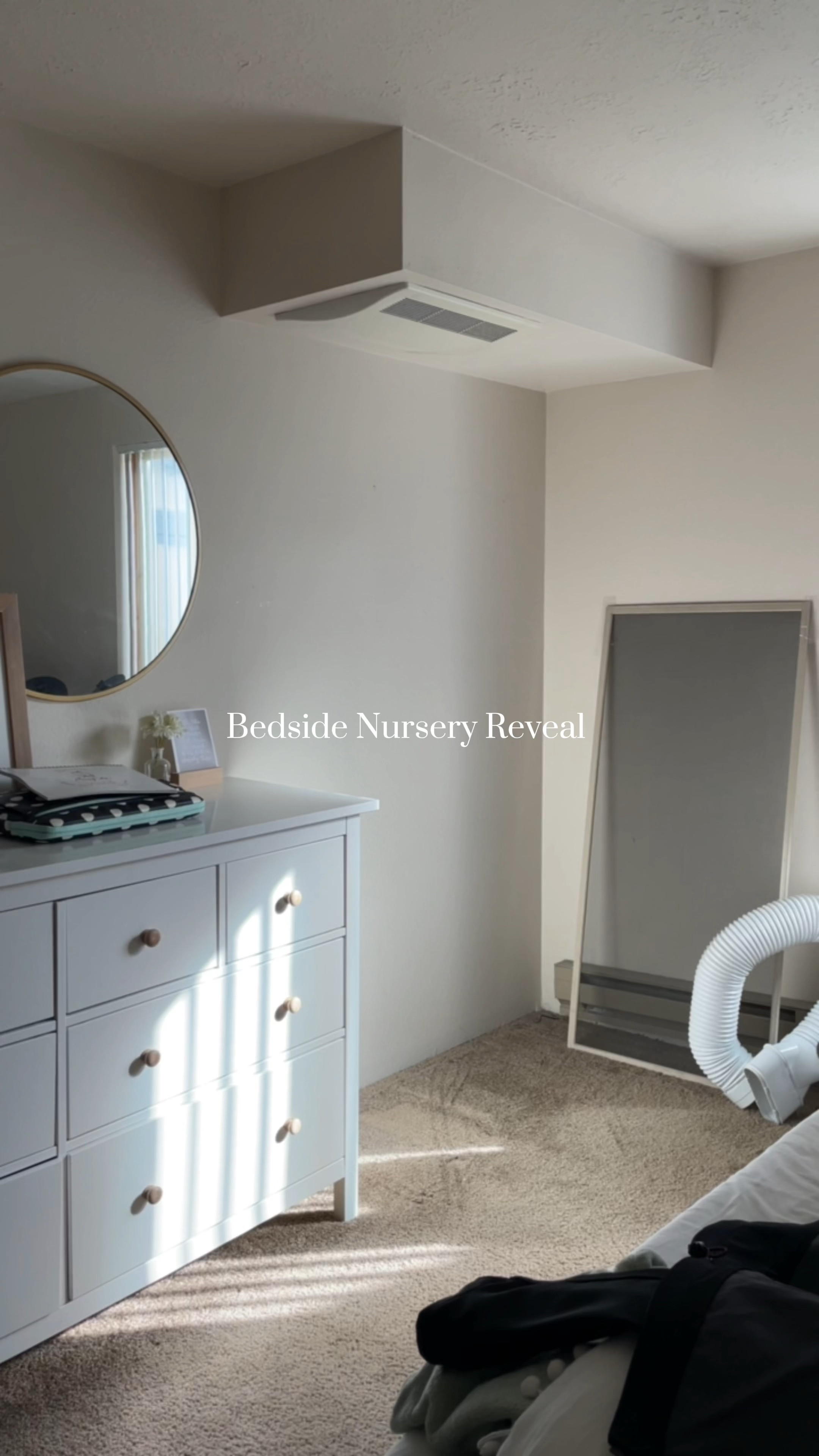 Our bedside nursery 👶🏻

•Dresser is from IKEA (couldn’t link it)

#LTKbaby #LTKbump #LTKhome
