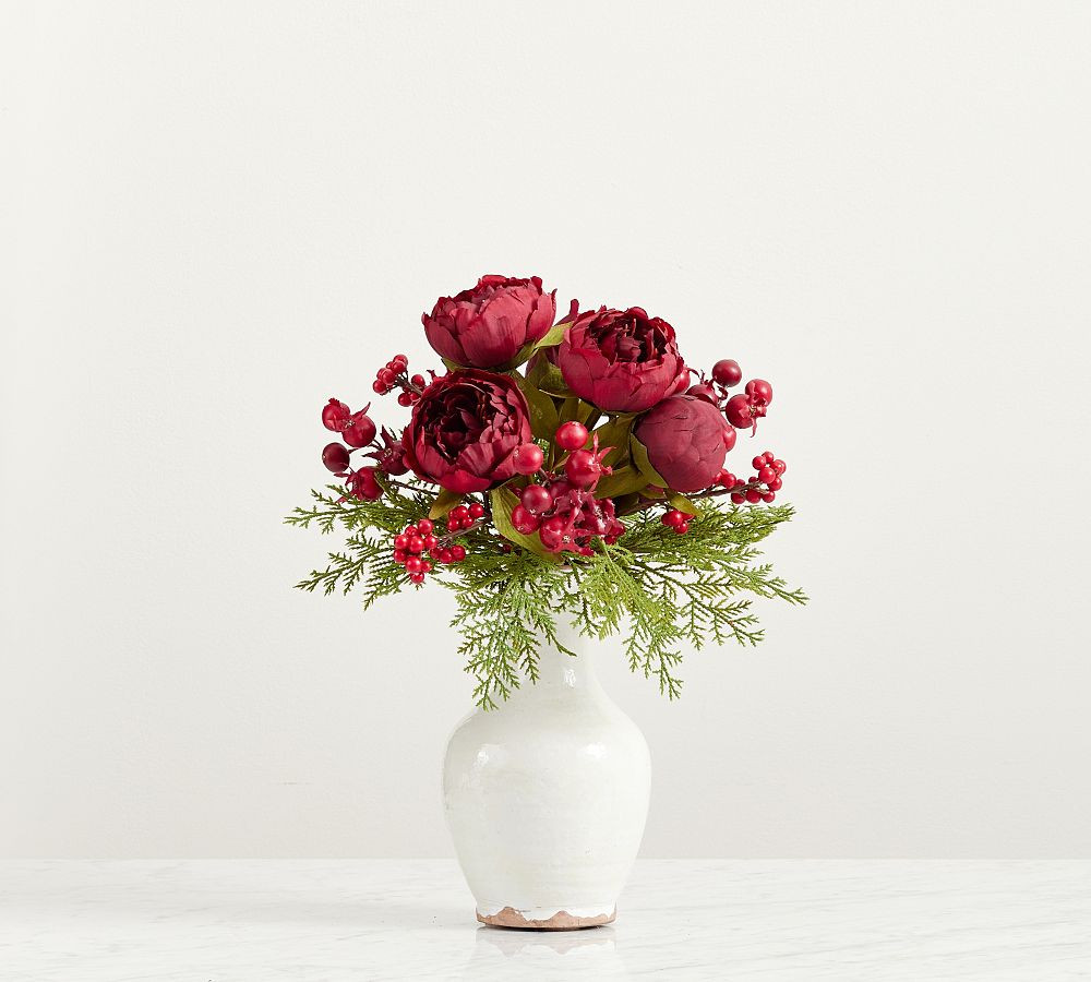 Faux Peony Bundle | Pottery Barn (US)