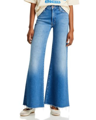 The Roller High Rise Wide Leg Jeans in Work Hard Play Hard | Bloomingdale's (US)