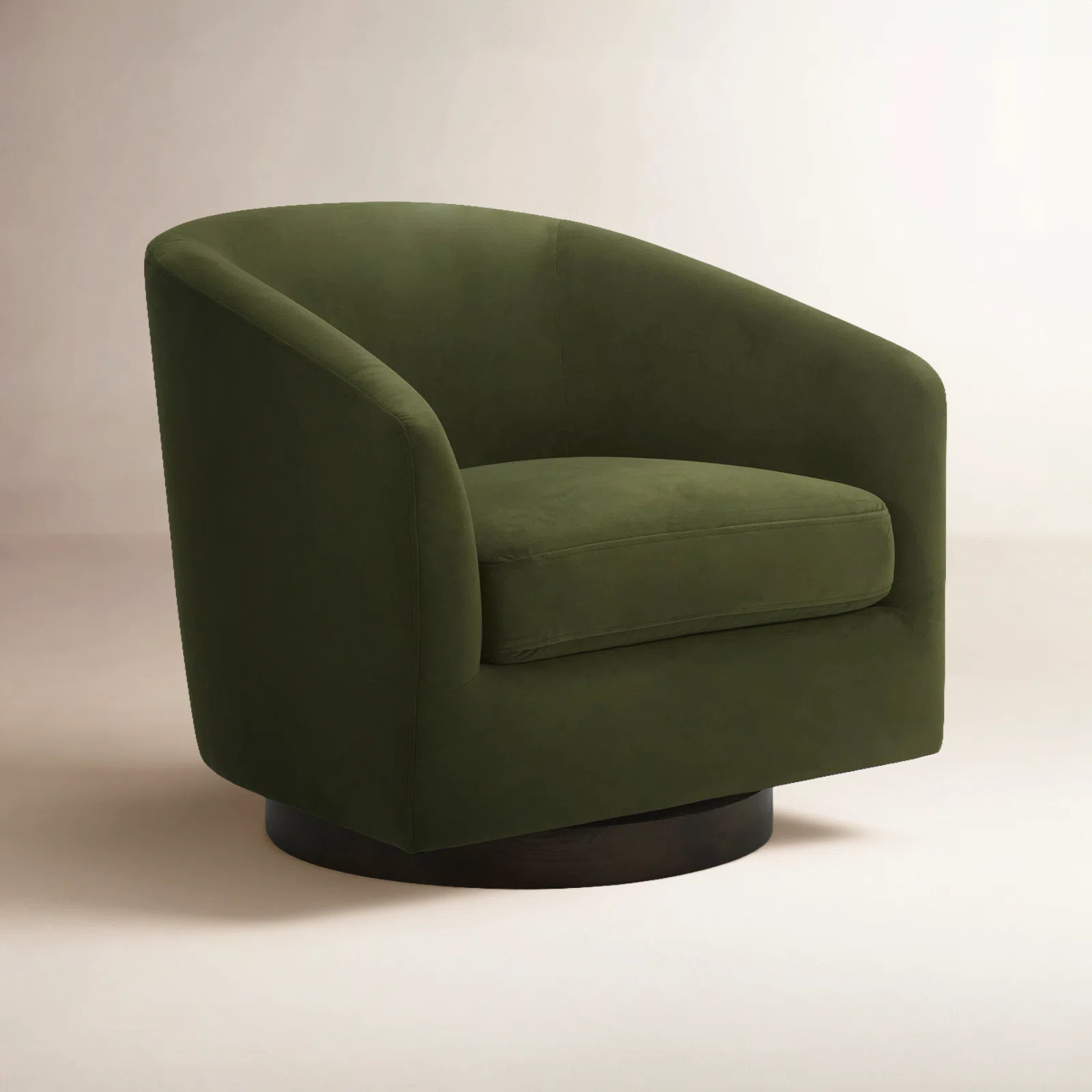 Bennett Upholstered Swivel Barrel Chair | AllModern