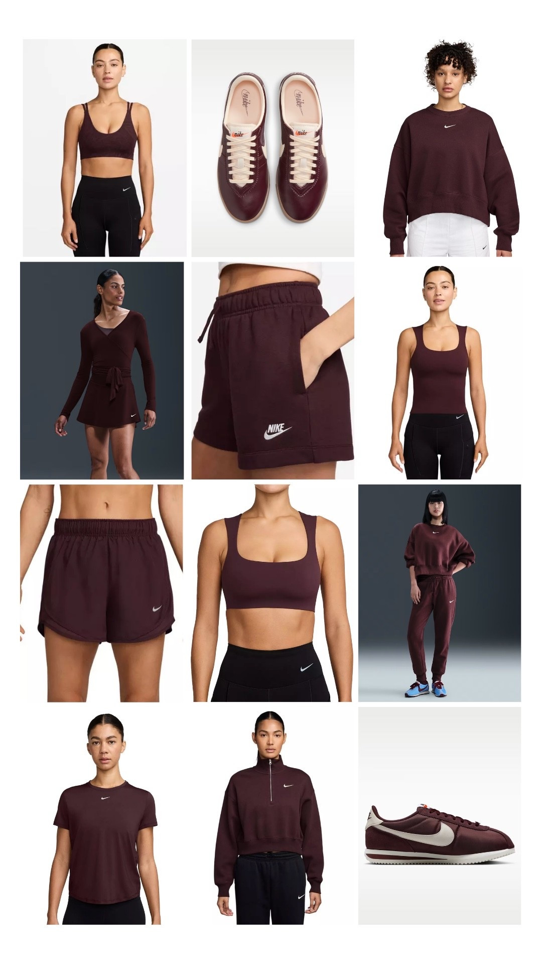 Nike burgundy crush, warm brown, true autumn, dark autumn, soft autumn, hocautumn, house of colour, color analysis, sweats, matching set, midsize, mom style, sports mom, active, casual outfit, autumn outfit, sideline

#LTKmomlife #LTKMidsize #LTKOver40