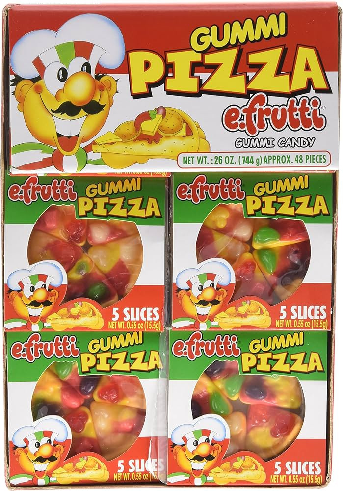 Gummi Pizza by E-Fruitti 48 Count (Net Wt. 26oz) | Amazon (US)