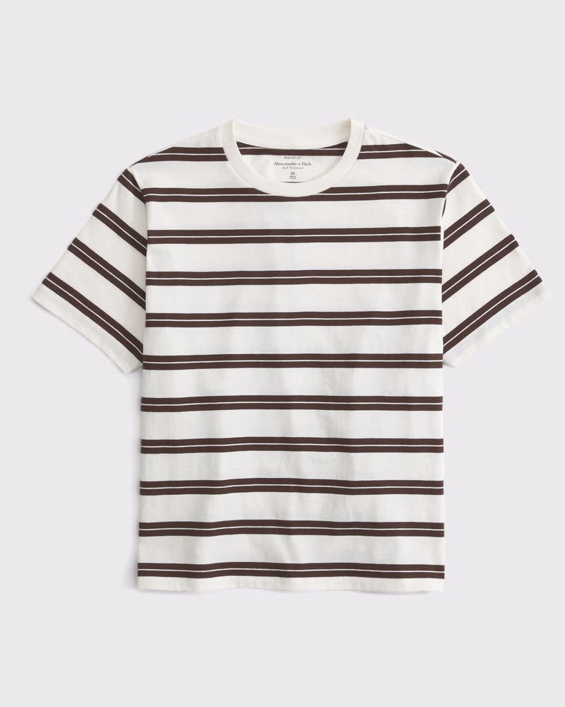 Essential Premium Polished Relaxed Tee | Abercrombie & Fitch (US)