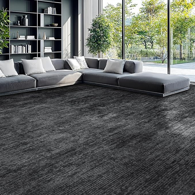 Washable Rug 5x7 Area Rugs for Living Room - Stain Resistant Non-Slip Backing Boho Rug for Bedroo... | Amazon (US)