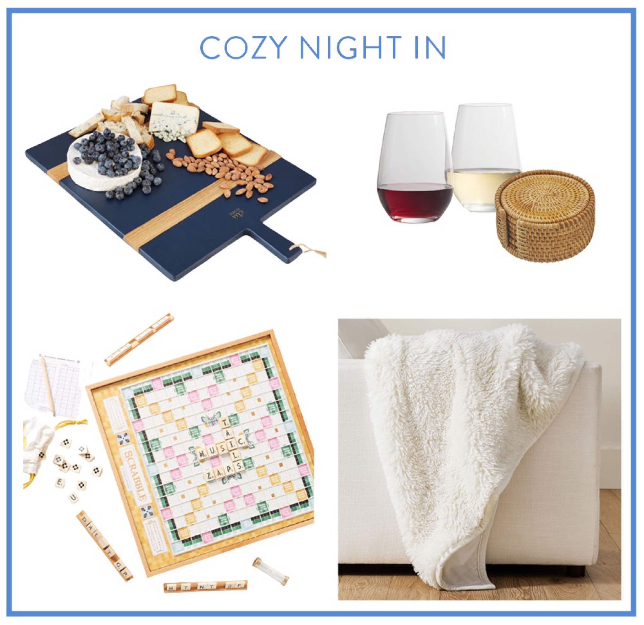 Charcuterie board and chic scrabble set 💙

#LTKhome #LTKSeasonal #LTKfamily