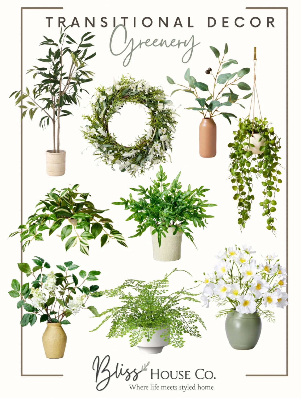 Transitional Greenery 


Target, greenery, home decor, wreath, florals 

#LTKsalealert #LTKhome #LTKFind