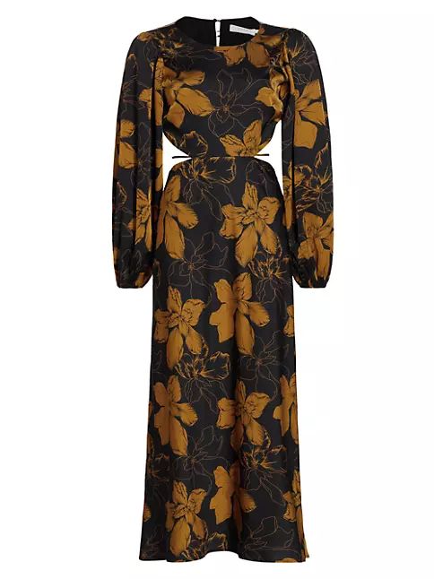 Quinn Floral Cut-Out Maxi Dress | Saks Fifth Avenue