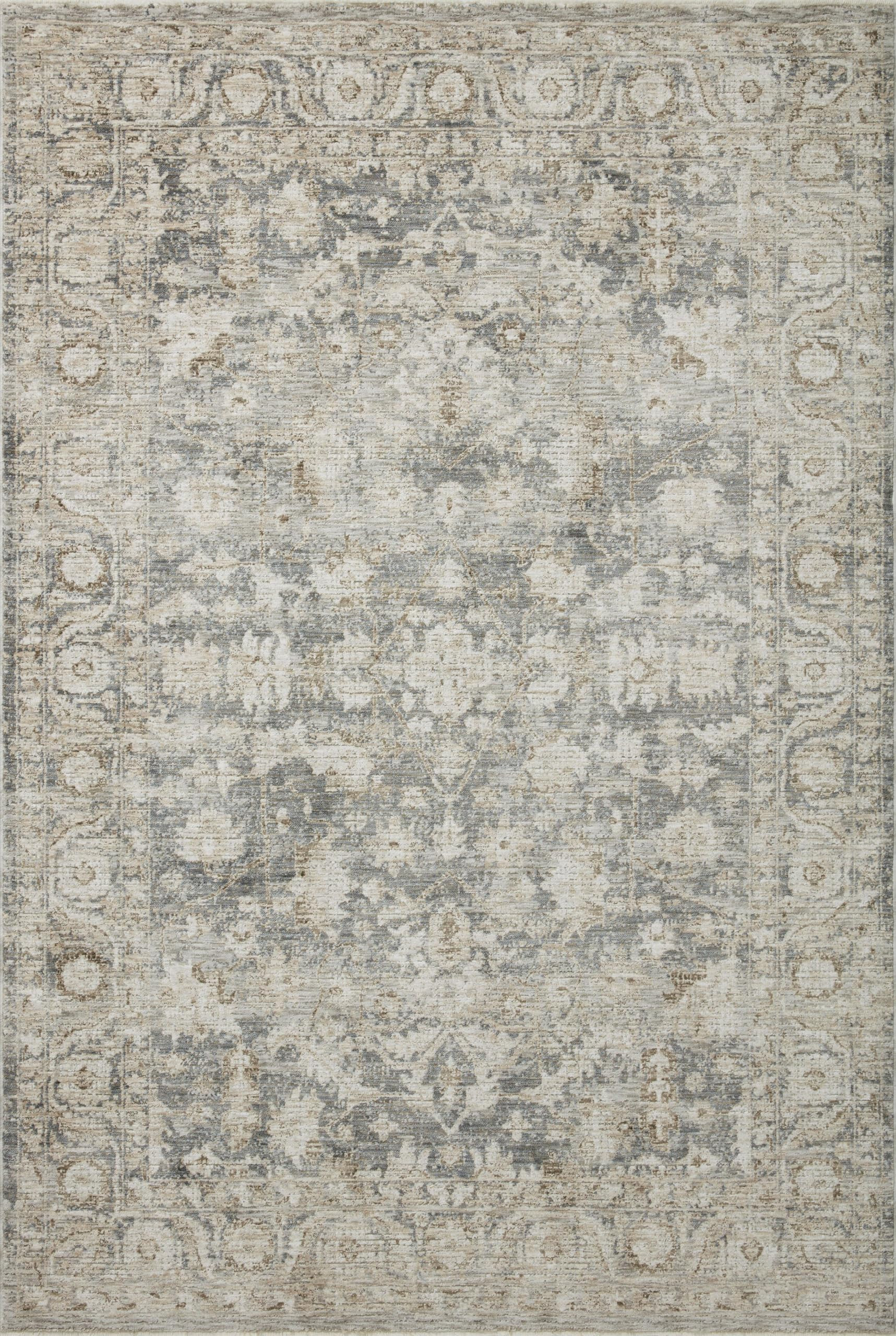 Loloi Amber Lewis Honora Collection HON-02 Slate/Beige 7'-10" x 10' Area Rug | Amazon (US)