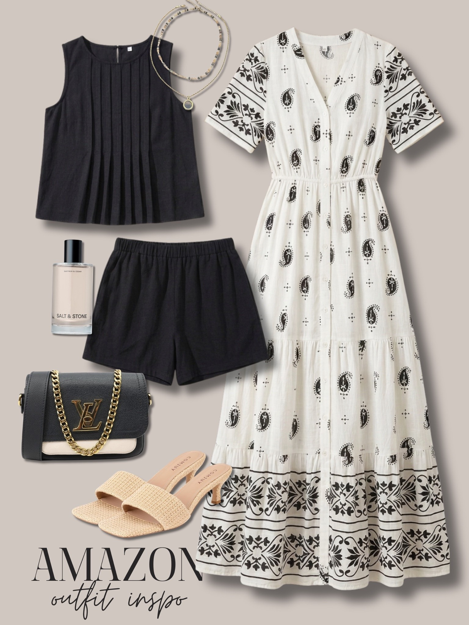 Dressy outfit inspo from Amazon with elevated accessories ✨🤍

#LTKootd #LTKgrwm #LTKMothersDay
