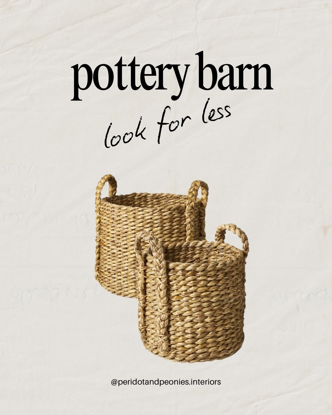 pottery barn beachcomber basket dupe alert - new release from target threshold! 

#LTKFindsUnder50 #LTKHome #LTKSaleAlert