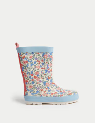 Kids' Floral Wellies (4 Small - 2 Large) | Marks and Spencer US