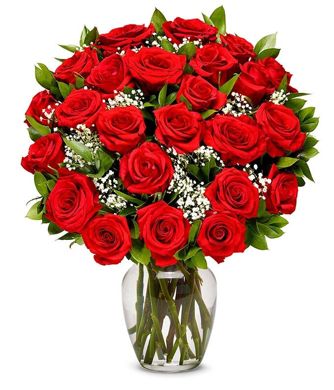 Two Dozen Long Stemmed Red Roses | From You Flowers