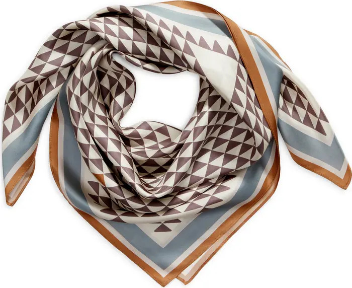 Nordstrom Print Silk Square Scarf | Nordstrom | Nordstrom