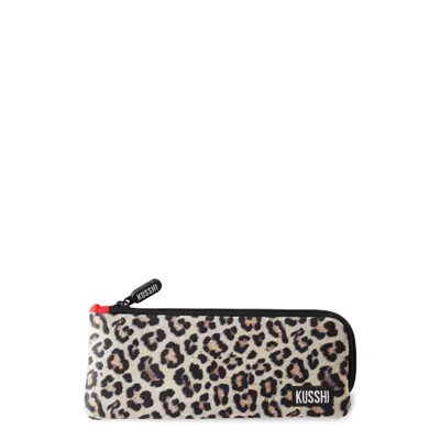 KUSSHI Cosmetics Pencil Case in Leopard at Nordstrom | Nordstrom