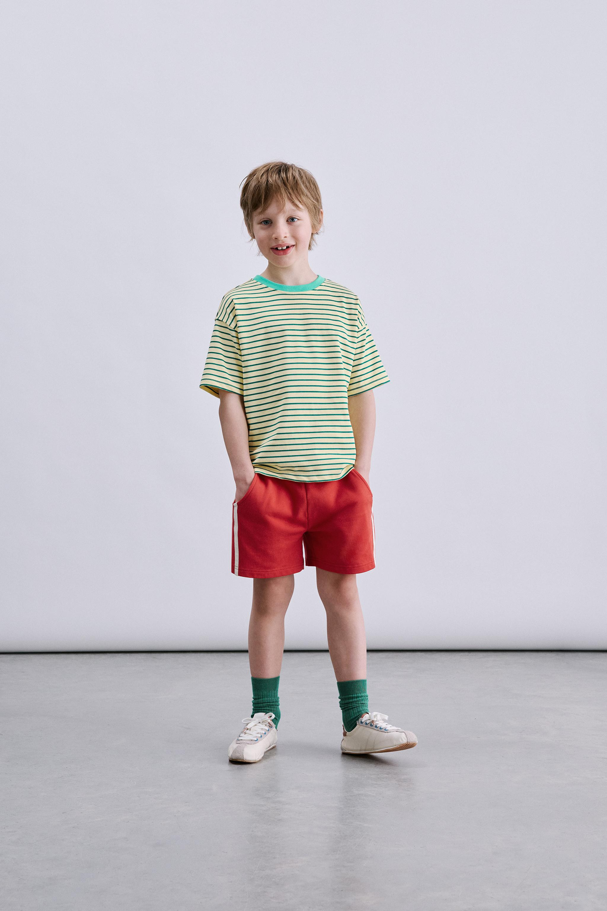 SIDE STRIPE BERMUDA SHORTS | Zara UK