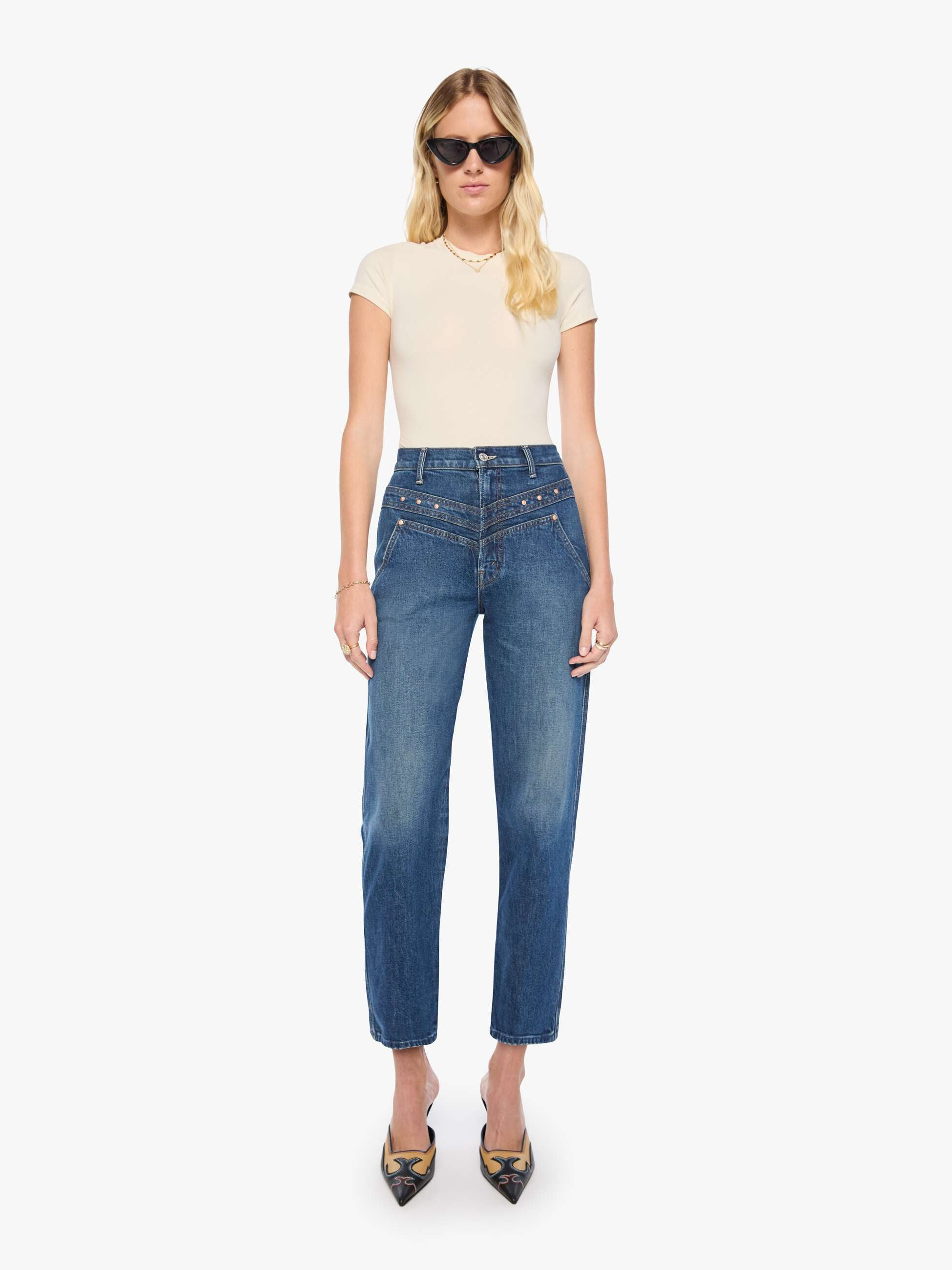 The Rock Candy Tune Up Hover - Buckaroo | Mother Denim