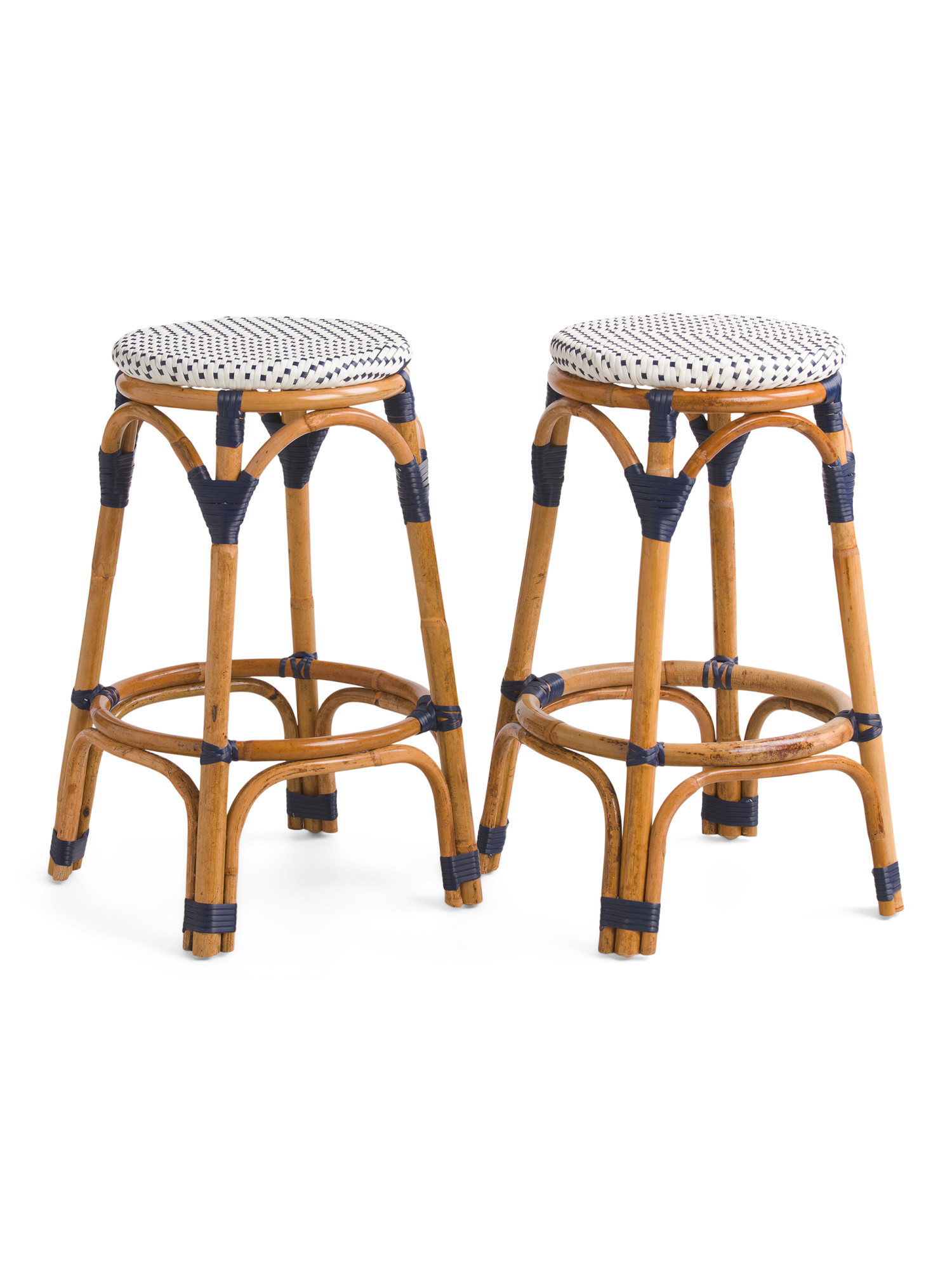 Set Of 2 Rattan Barstools | Global Home | Marshalls | Marshalls