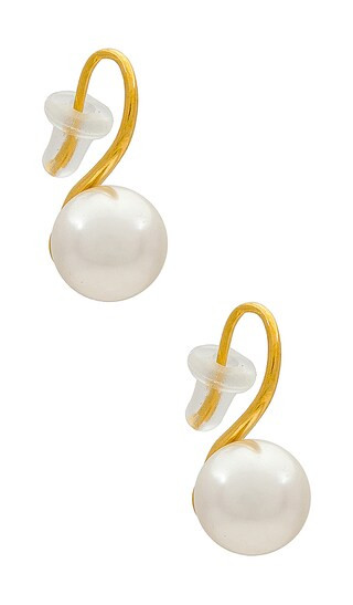 Standby Earrings in Yellow Gold | Revolve Clothing (Global)