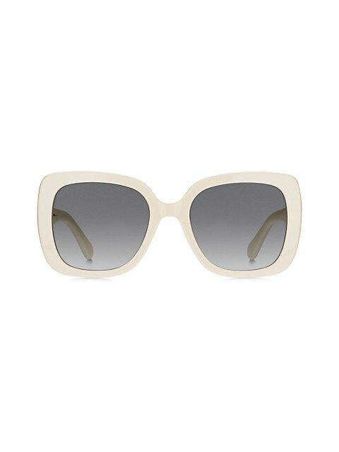 53MM Krystal Square Sunglasses | Saks Fifth Avenue OFF 5TH