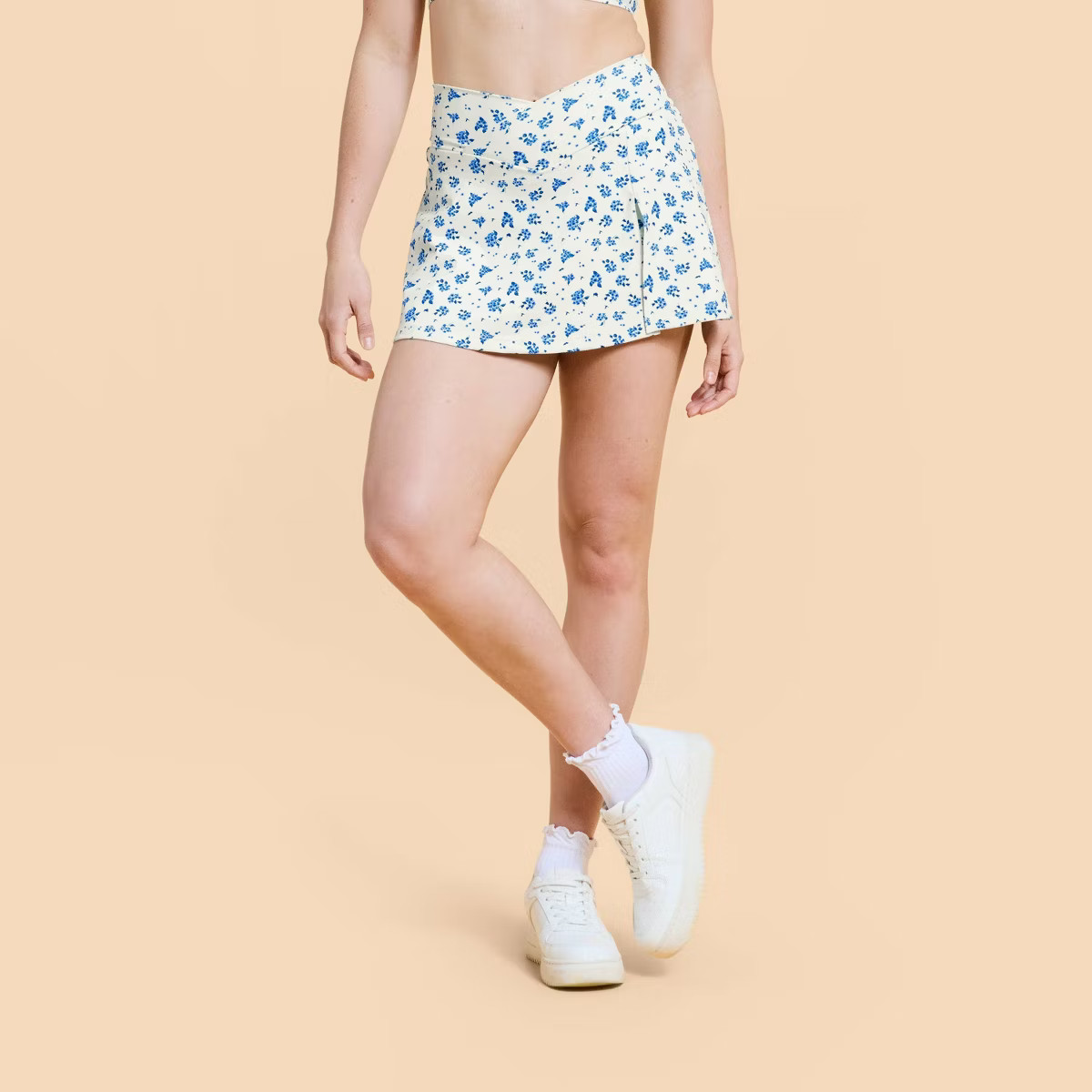 Blogilates Women's Criss Cross Slit High-Rise Skort | Target