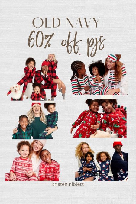 Old Navy Pajamas 60% off! //

Family pjs. Family pajamas. Holiday pajamas. Holiday pjs  

#LTKSeasonal #LTKsalealert #LTKHoliday