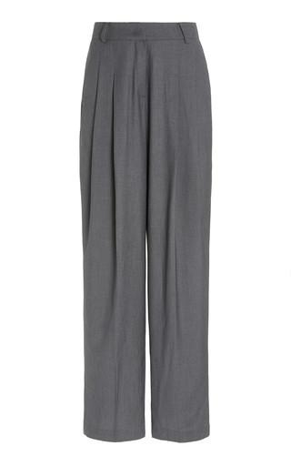 Gelso Pleated Woven Wide-Leg Trousers | Moda Operandi (Global)