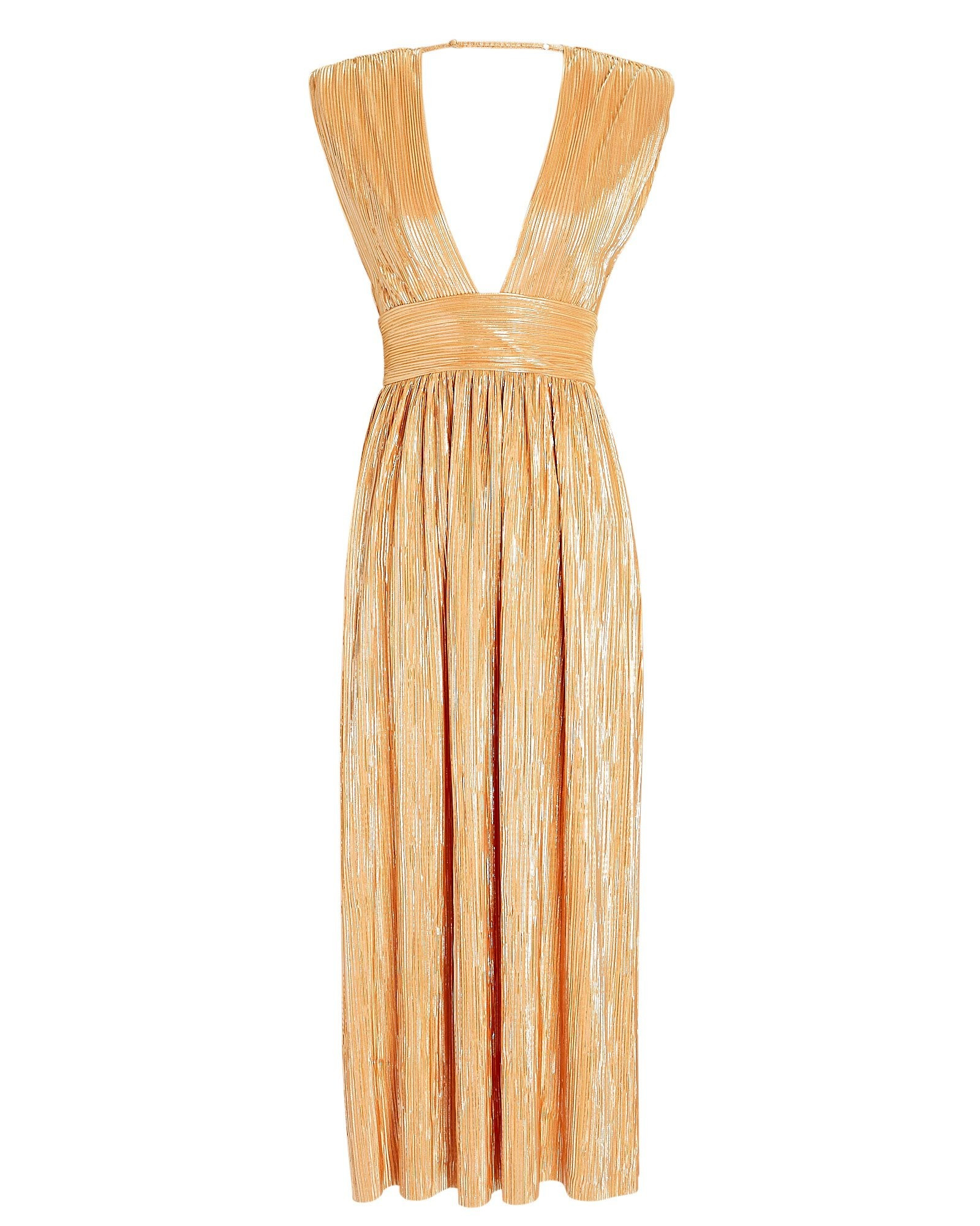 Luciana Pleated Knit Midi Dress | INTERMIX