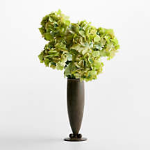 Faux Green Hydrangea Stem 30" | Crate & Barrel | Crate & Barrel