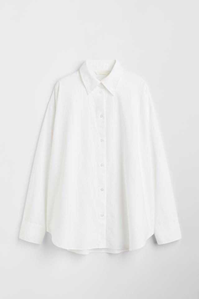 Oversized hemd van oxfordkatoen | H&M (DE, AT, CH, NL, FI)