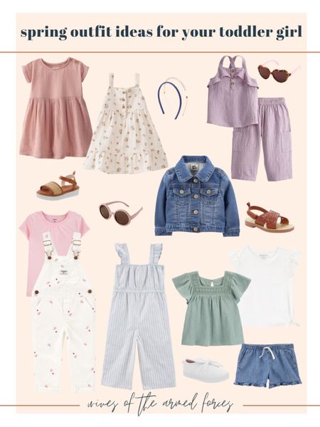 Cutie Spring outfits for your toddler girl - perfect for Easter baskets! 

#LTKSeasonal #LTKSale #LTKkids