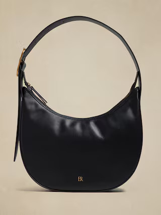 Leather Shoulder Bag | Banana Republic Factory